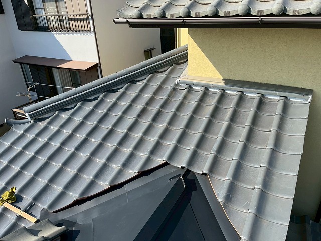 瓦葺き　完成